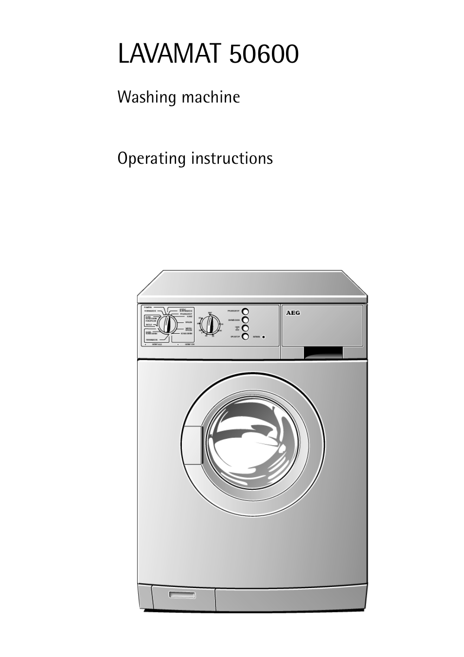 Electrolux LAVAMAT 50600 User Manual | 36 pages