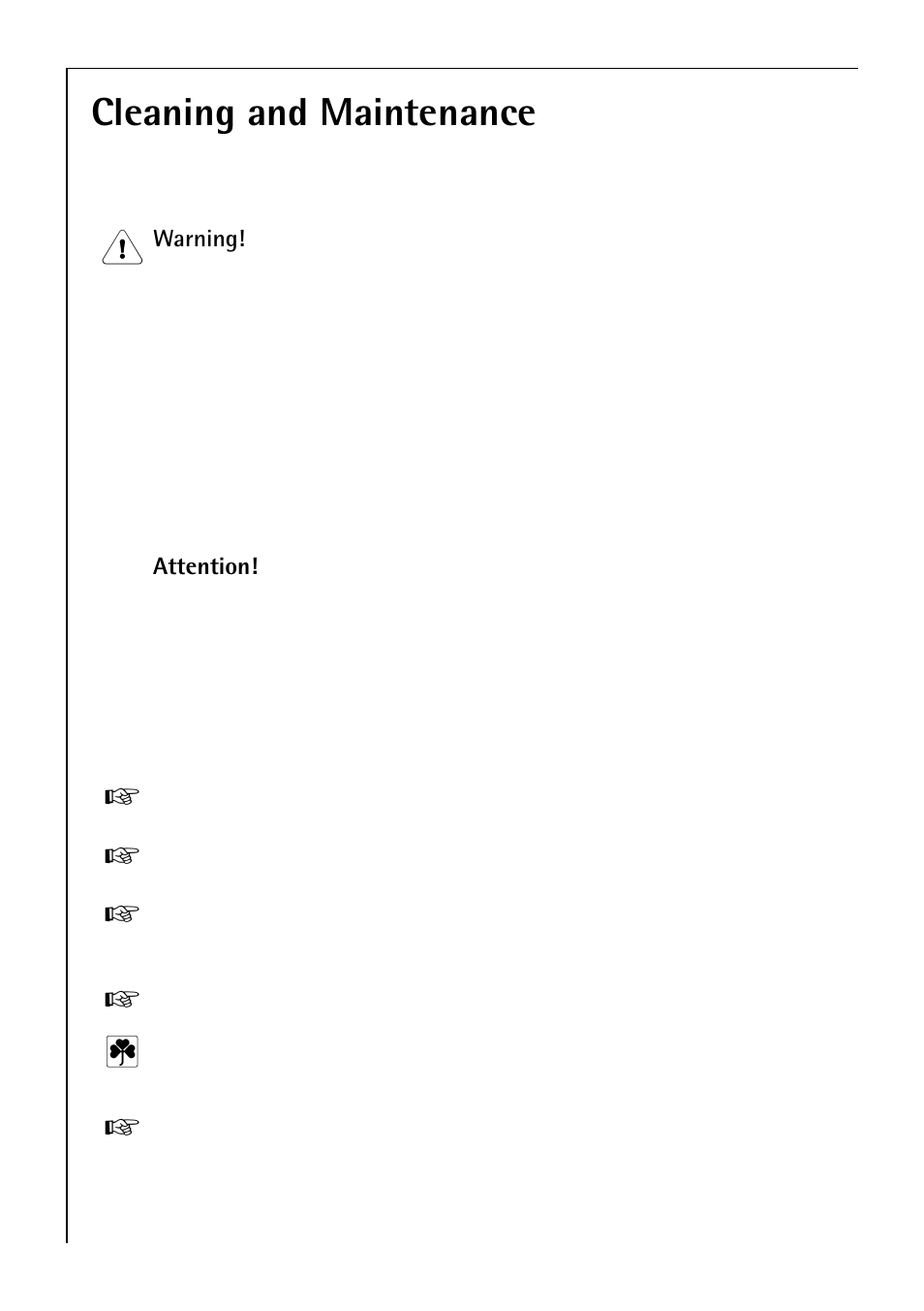 Cleaning and maintenance | Electrolux 3193-4GA User Manual | Page 24 / 40