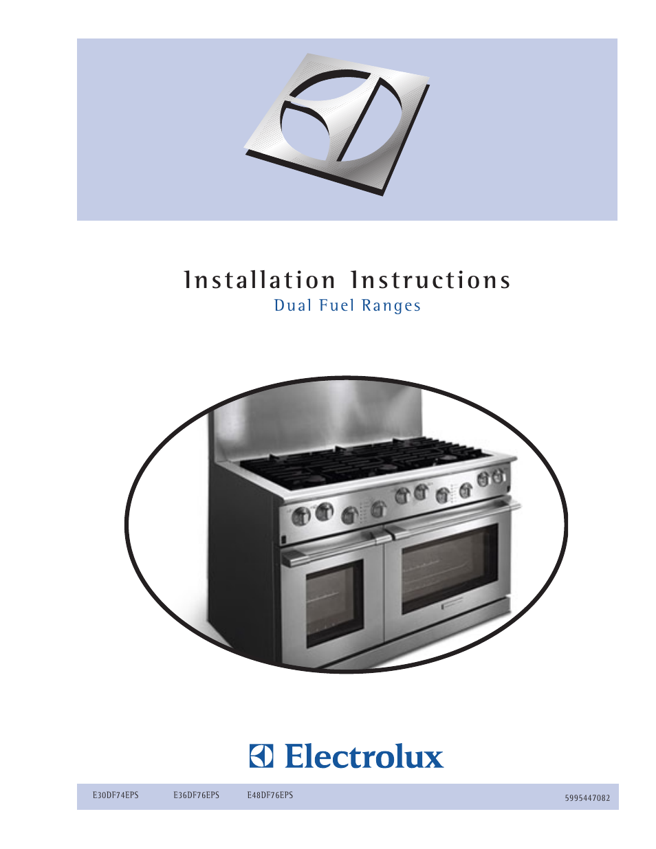 Electrolux E30DF74EPS User Manual | 24 pages