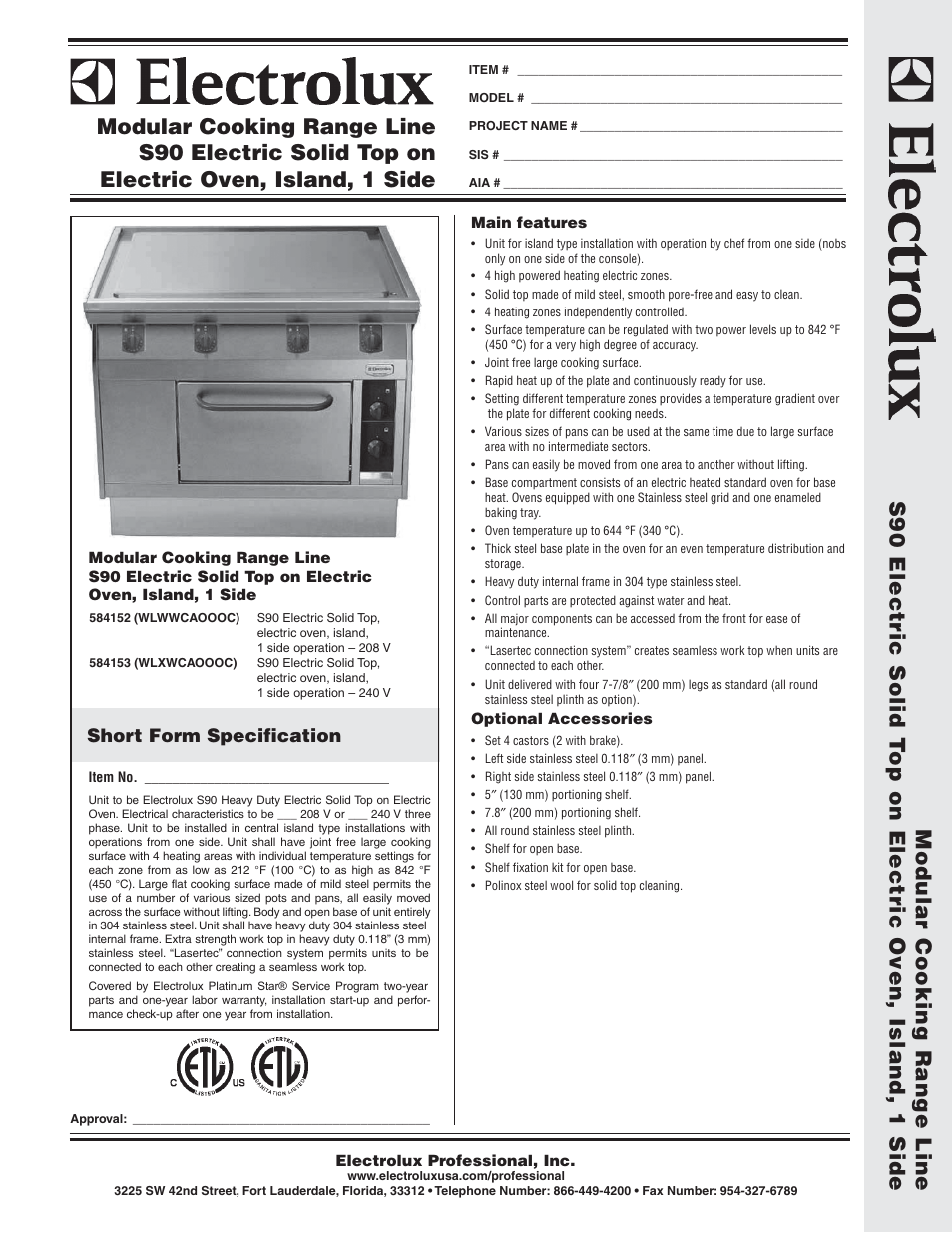 Electrolux 584153 User Manual | 2 pages