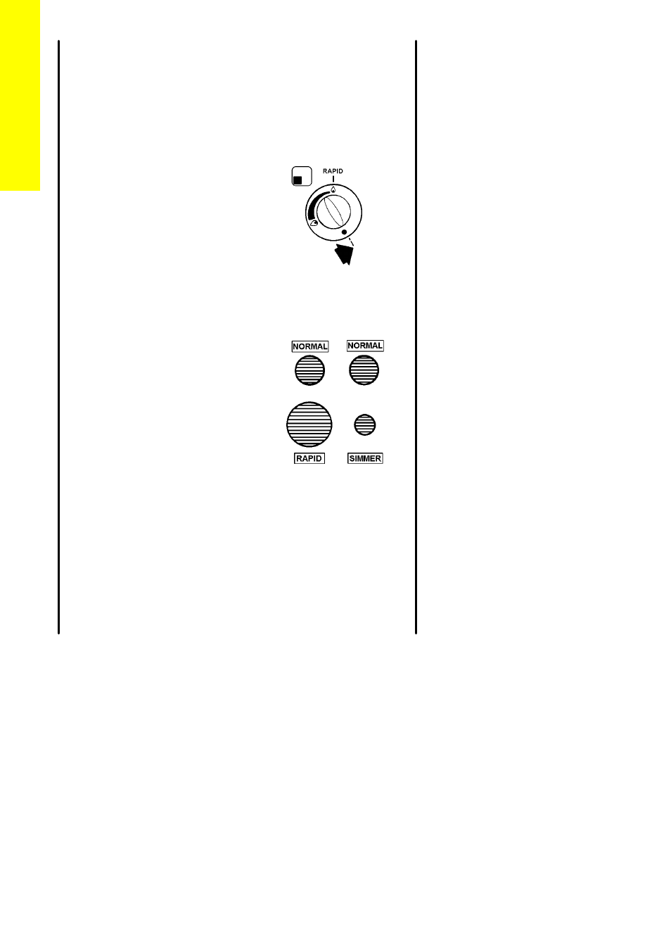 The hotplate, Heat control, Burner sizes | Electrolux U22194 DSIG 320 User Manual | Page 10 / 44