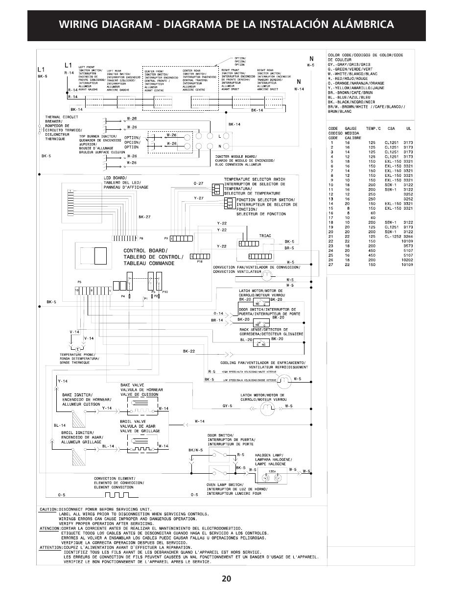 Electrolux 318201778 User Manual | Page 20 / 20