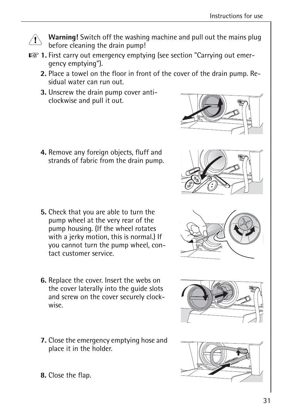 Electrolux LAVAMAT SOUPLESSE 14 User Manual | Page 31 / 56