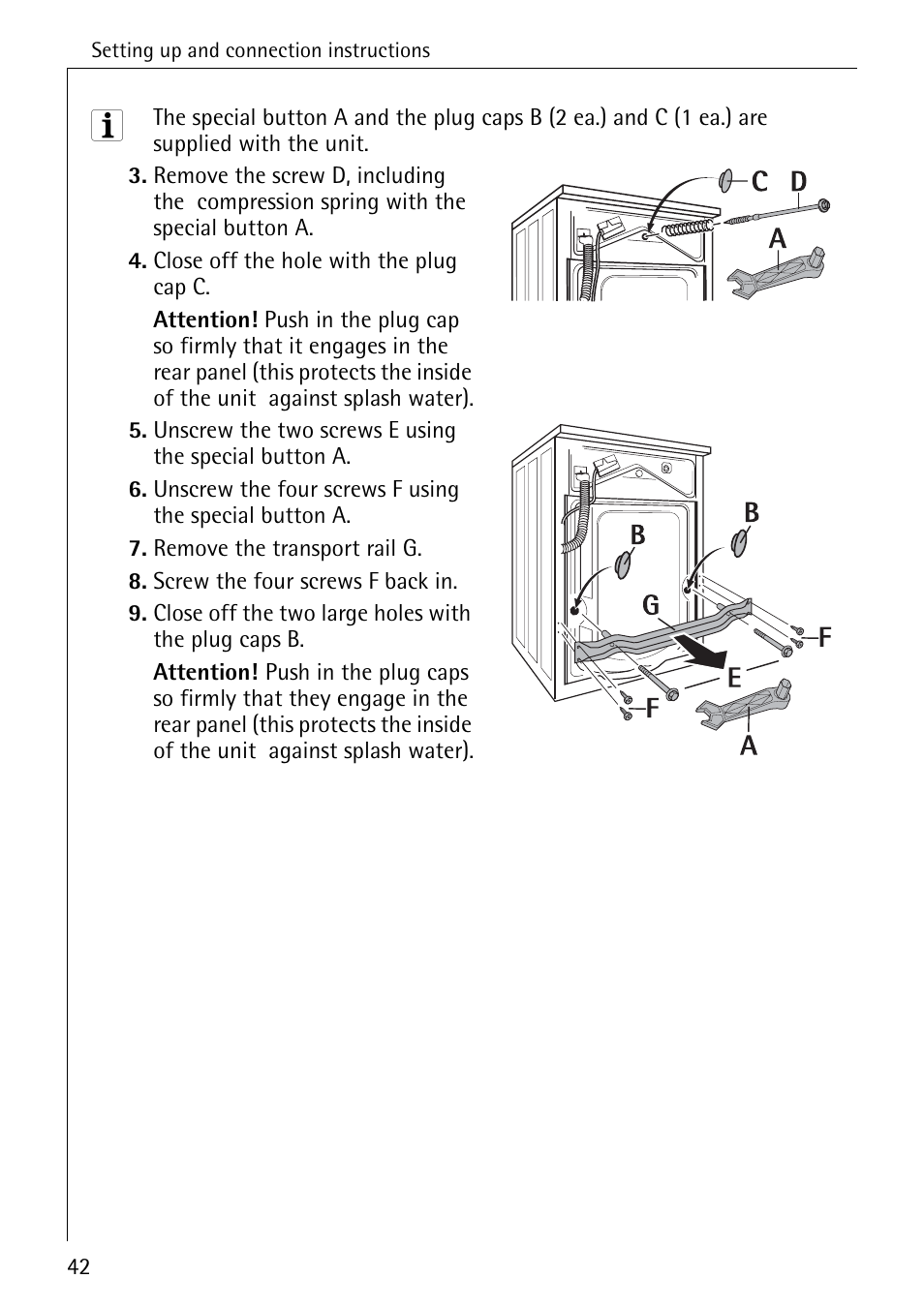 Electrolux LAVAMAT SOUPLESSE 14 User Manual | Page 42 / 56
