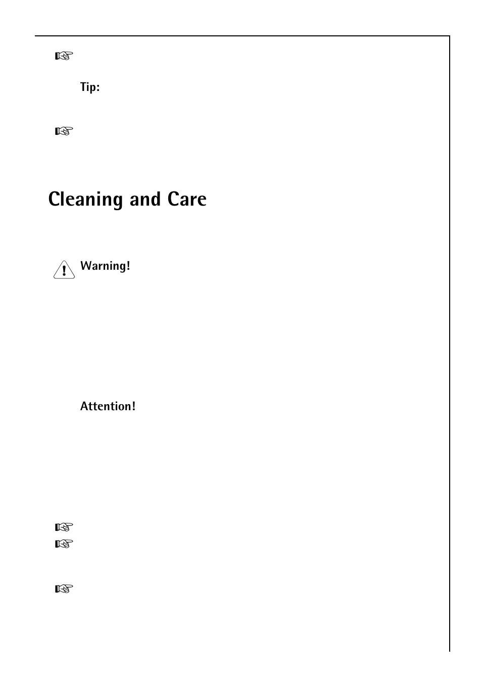 Cleaning and care | Electrolux 3173-4GS User Manual | Page 31 / 40