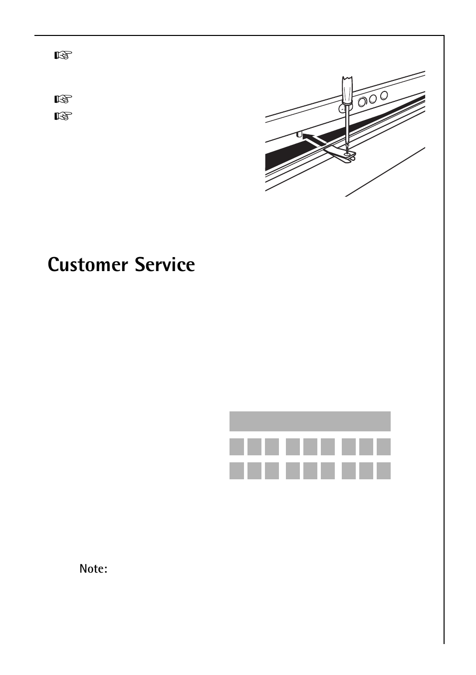 Customer service | Electrolux 3173-4GS User Manual | Page 37 / 40