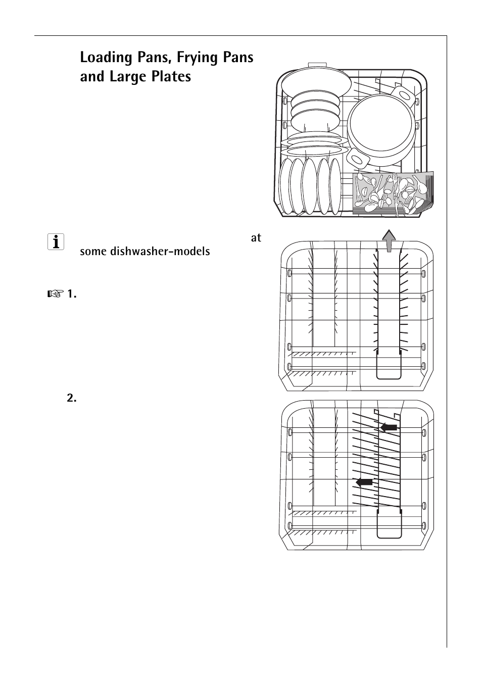 Loading pans, frying pans and large plates | Electrolux 80850 i User Manual | Page 19 / 48