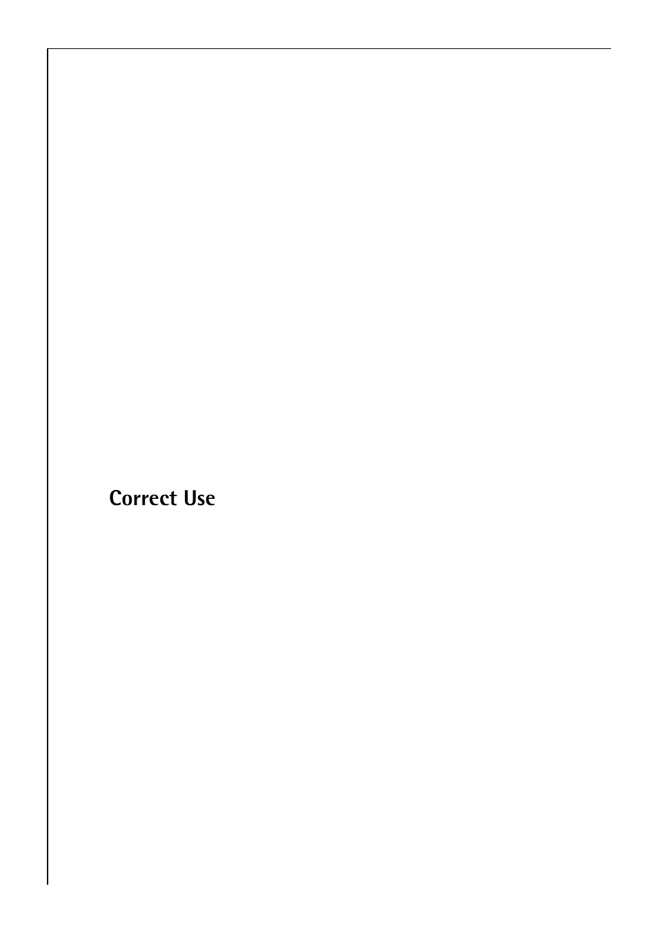 Correct use | Electrolux 80850 i User Manual | Page 6 / 48