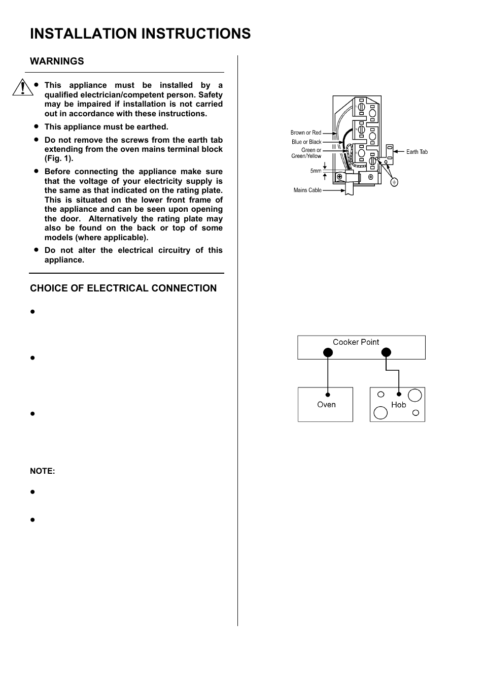 Installation instructions | Electrolux U3100-4 User Manual | Page 31 / 36