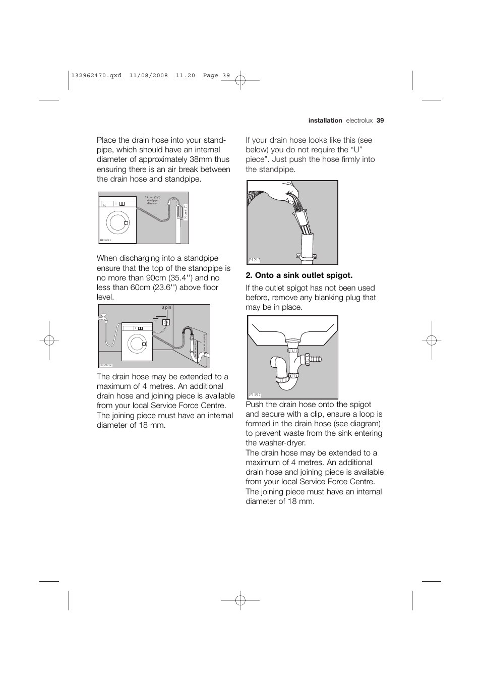 Electrolux EWX 14450 W User Manual | Page 39 / 48