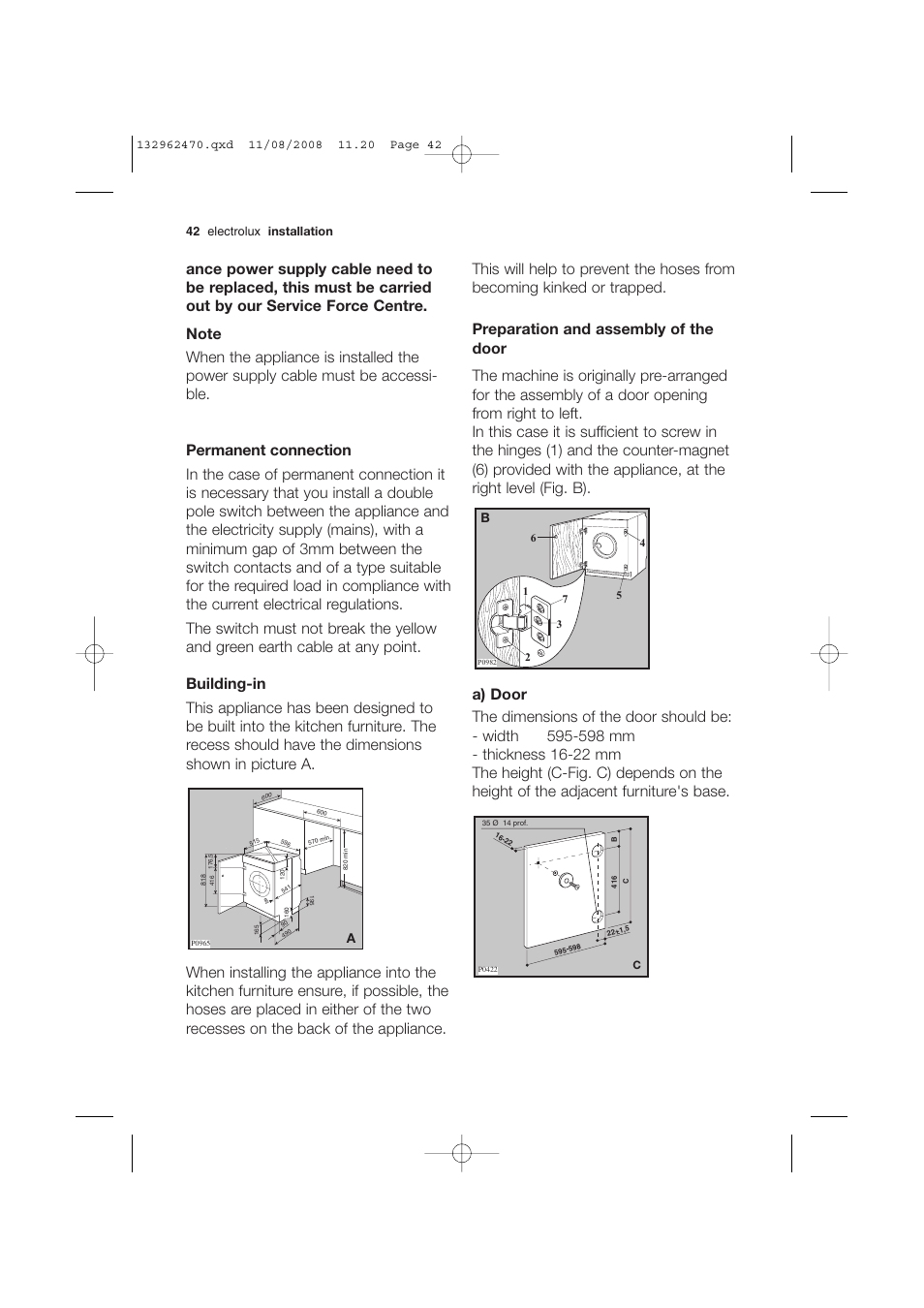 Electrolux EWX 14450 W User Manual | Page 42 / 48