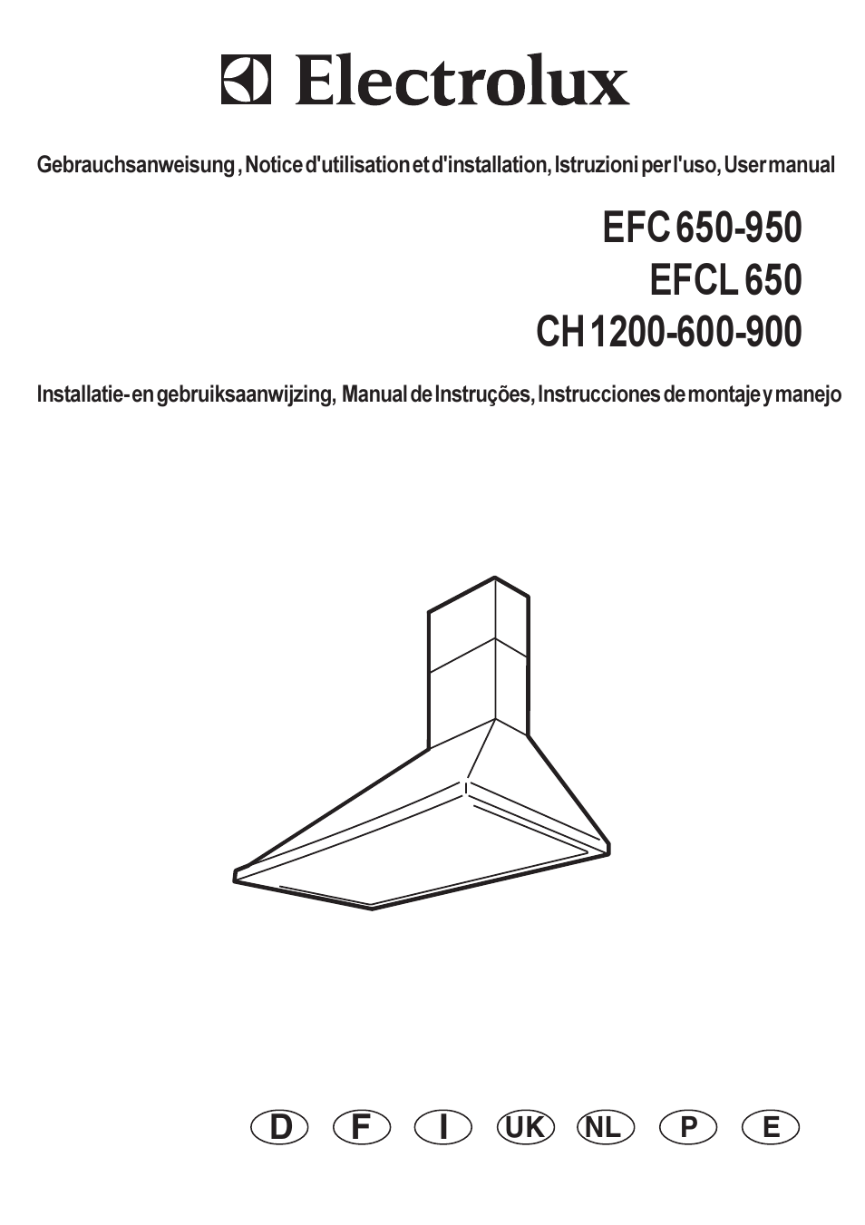 Electrolux U30306 EFC650-950 User Manual | 80 pages