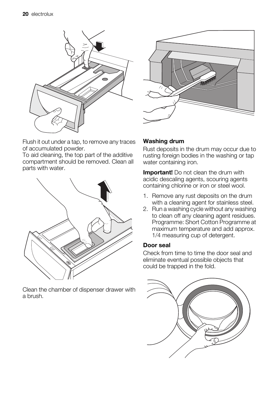 Electrolux EWW 14791 W User Manual | Page 20 / 32