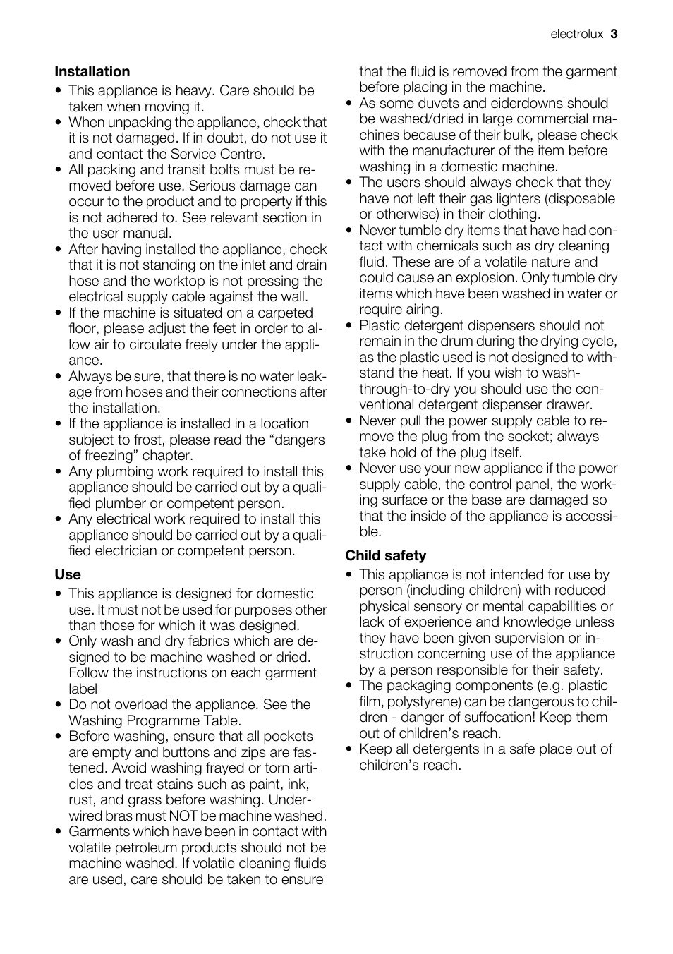 Electrolux EWW 14791 W User Manual | Page 3 / 32