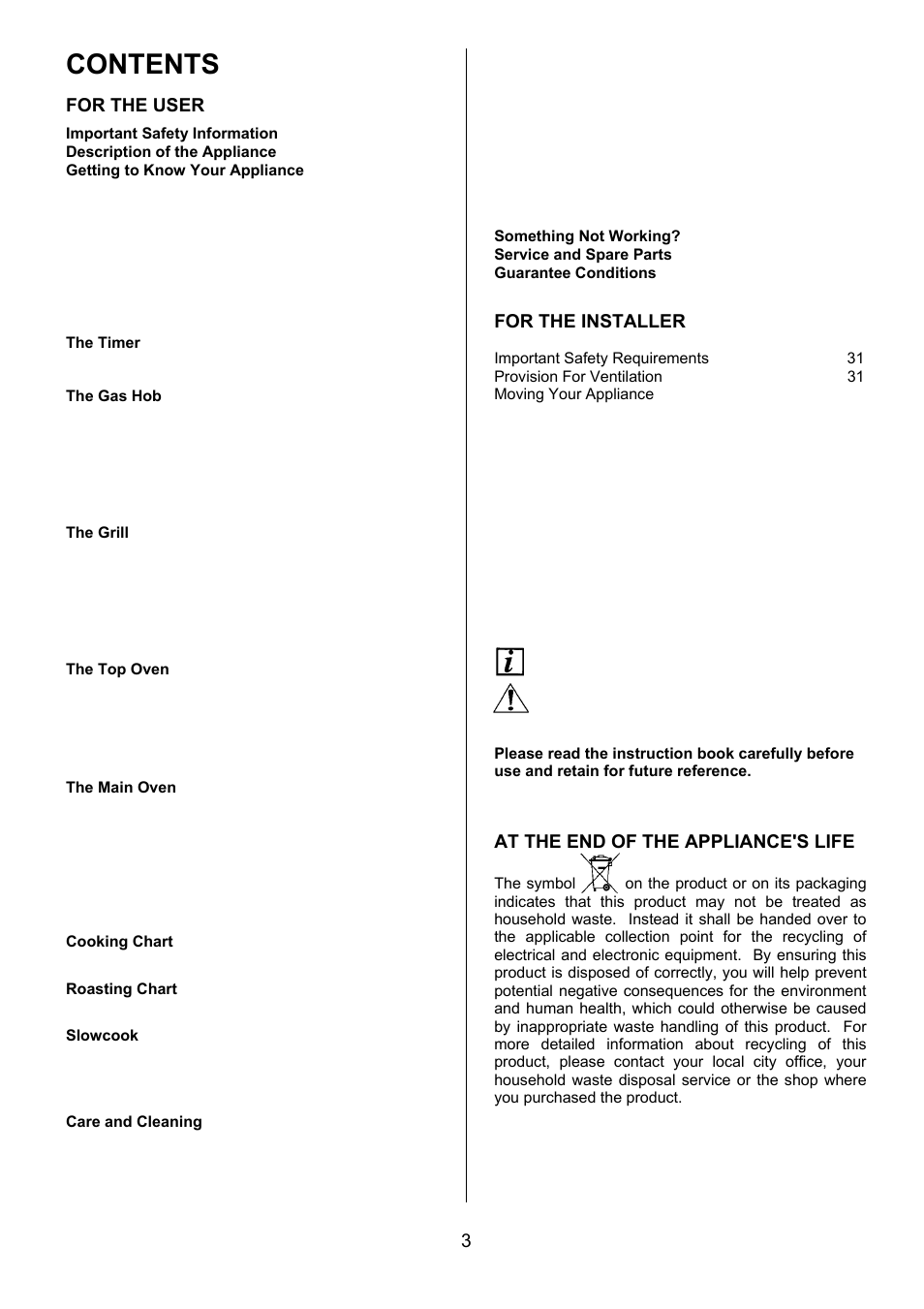 Electrolux EKG6049 User Manual | Page 3 / 40