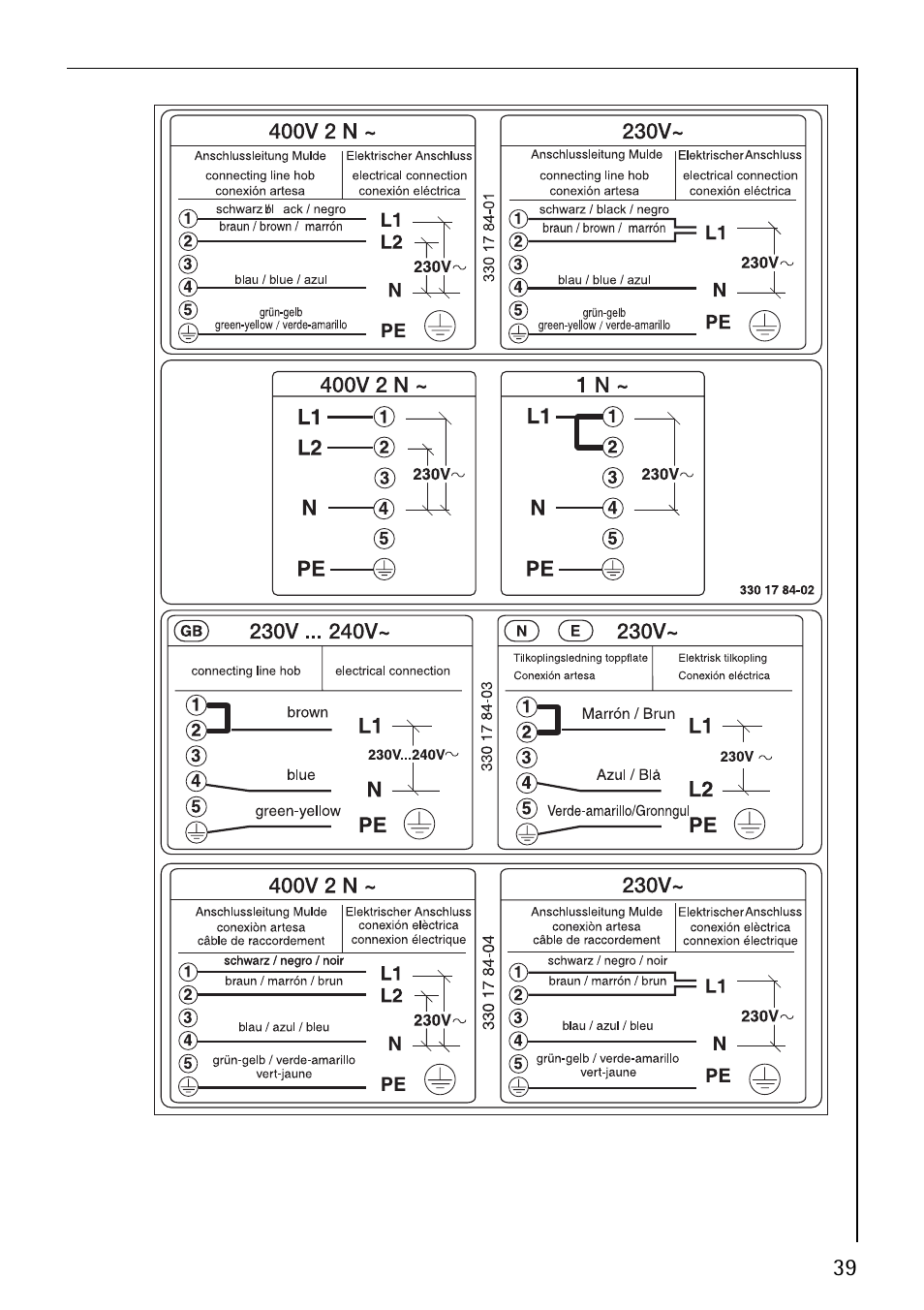 Electrolux 68000KF-BN User Manual | Page 39 / 44