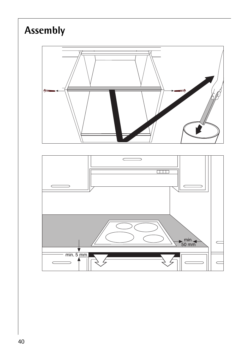 Assembly | Electrolux 68000KF-BN User Manual | Page 40 / 44