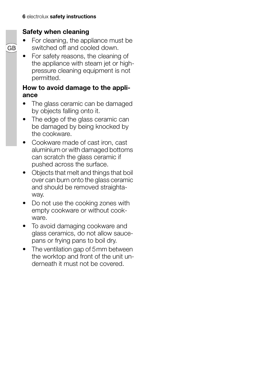 Electrolux EHD68200P User Manual | Page 6 / 46