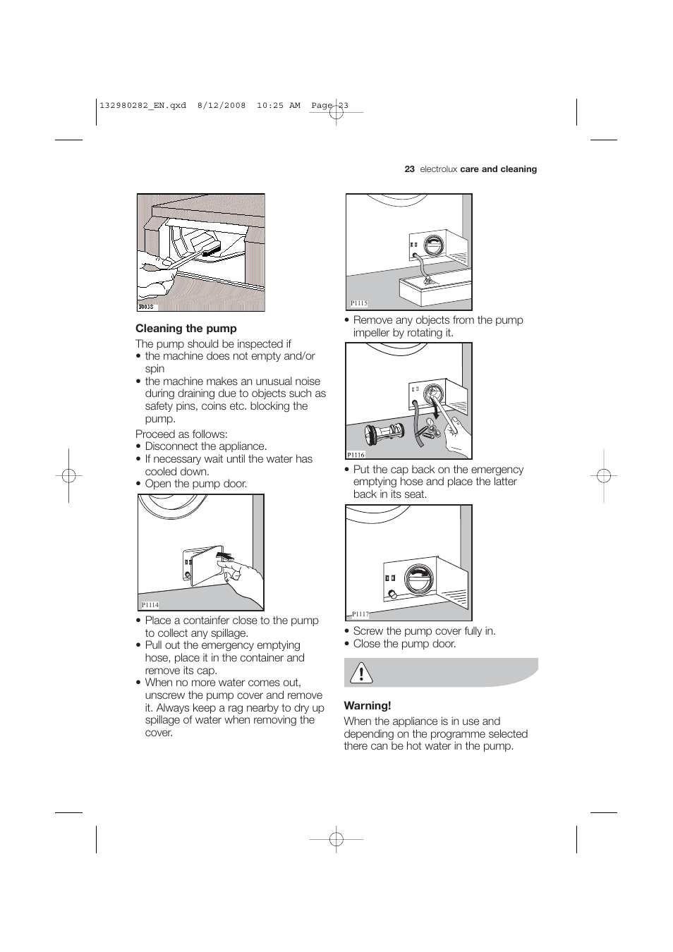 Electrolux EWF 12040 W User Manual | Page 23 / 40