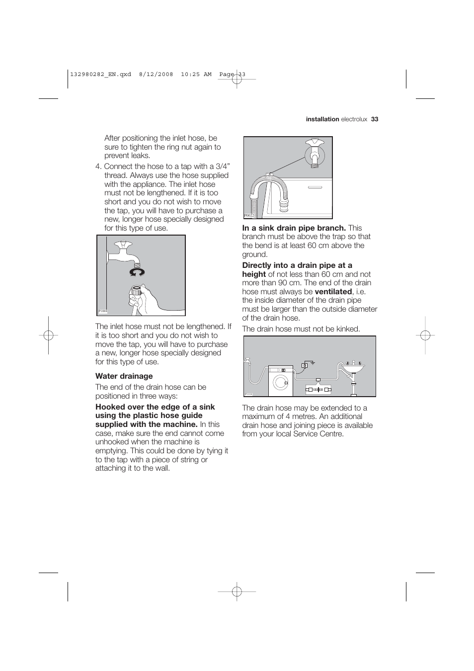 Electrolux EWF 12040 W User Manual | Page 33 / 40