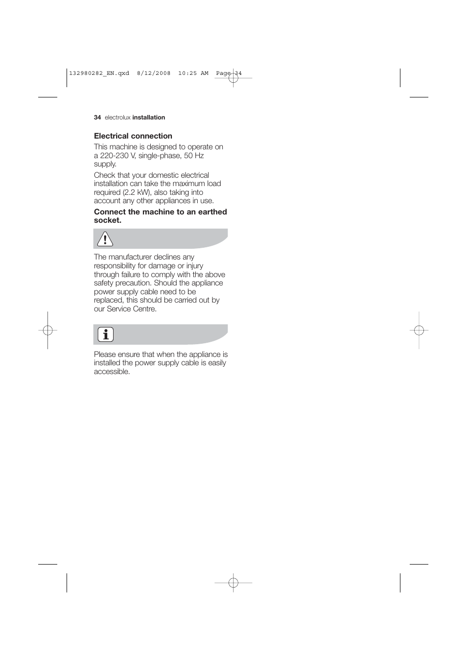 Electrolux EWF 12040 W User Manual | Page 34 / 40