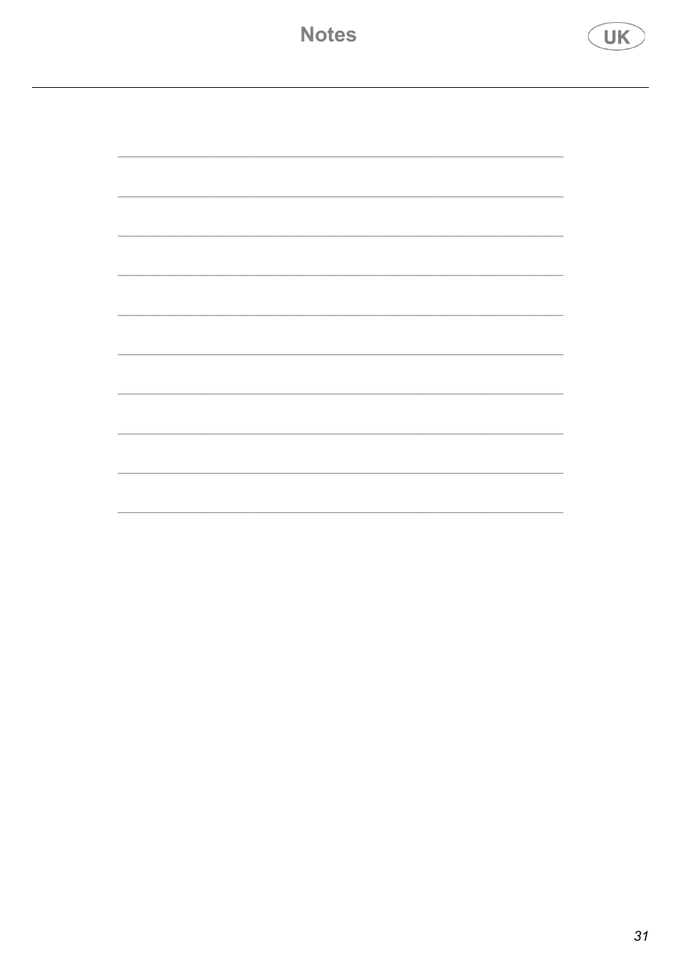 Electrolux C41029G User Manual | Page 31 / 32