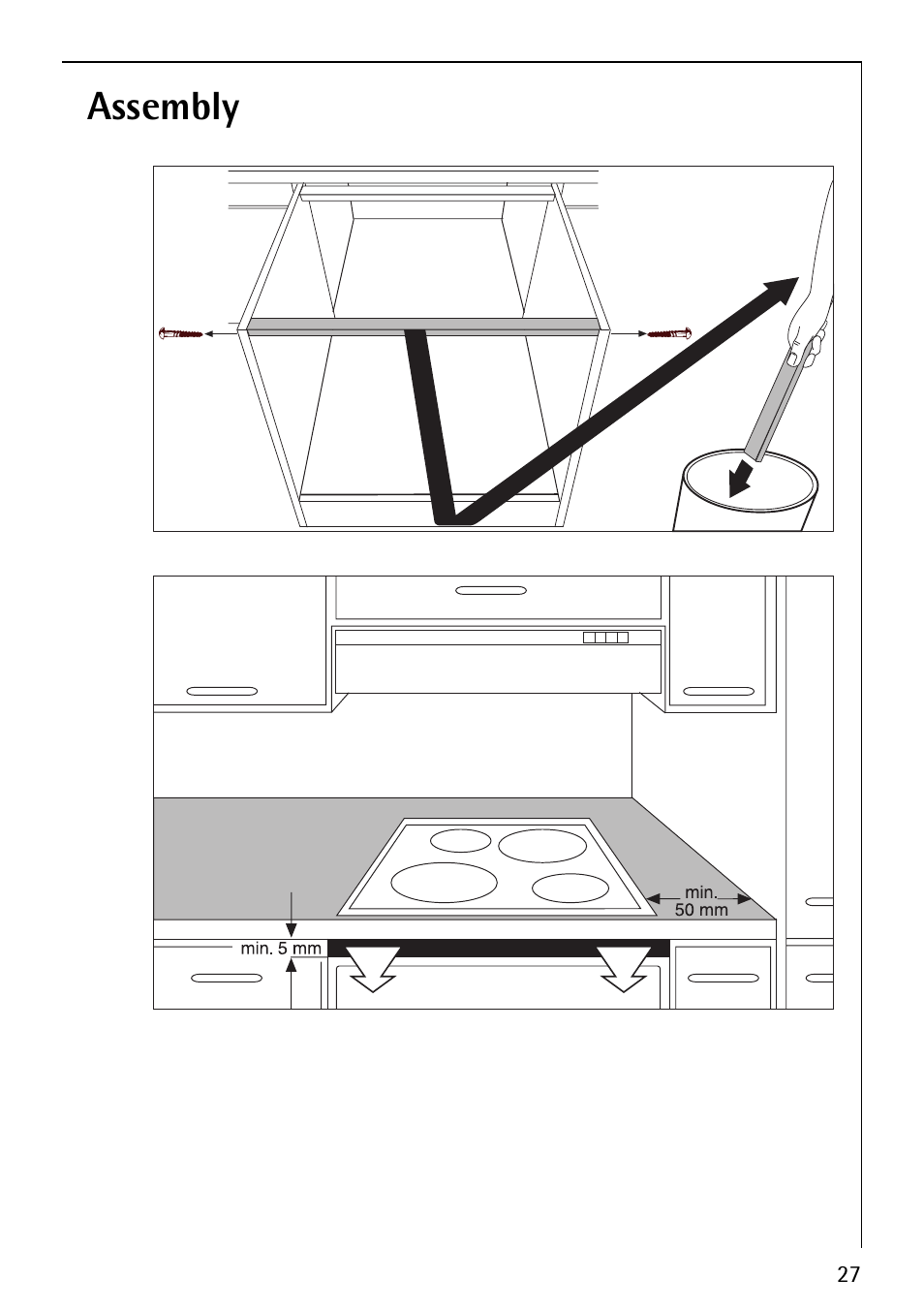 Assembly | Electrolux 67670KF-N User Manual | Page 27 / 36