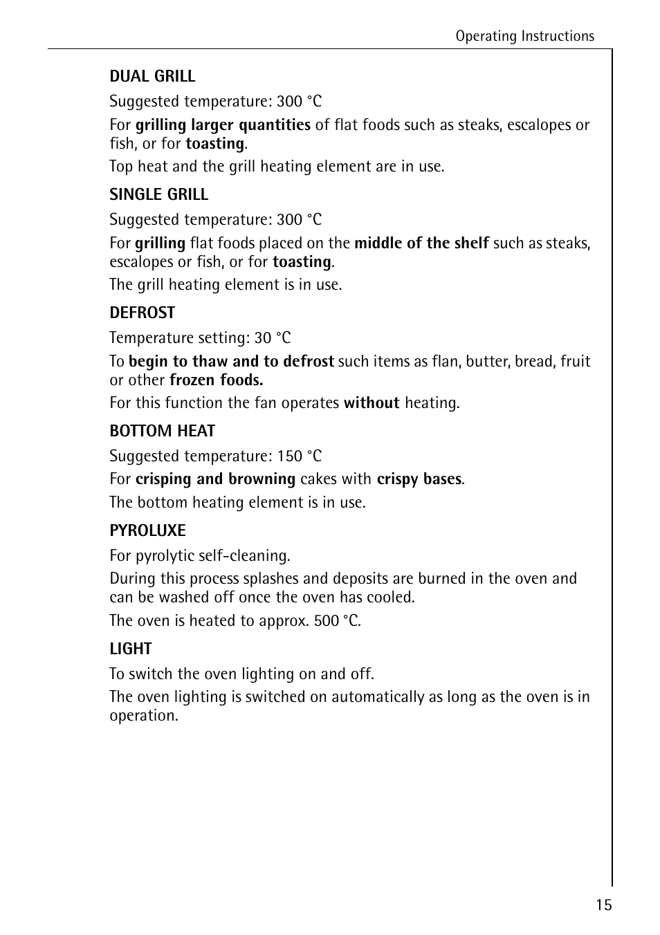 Electrolux B6140-1 User Manual | Page 15 / 76