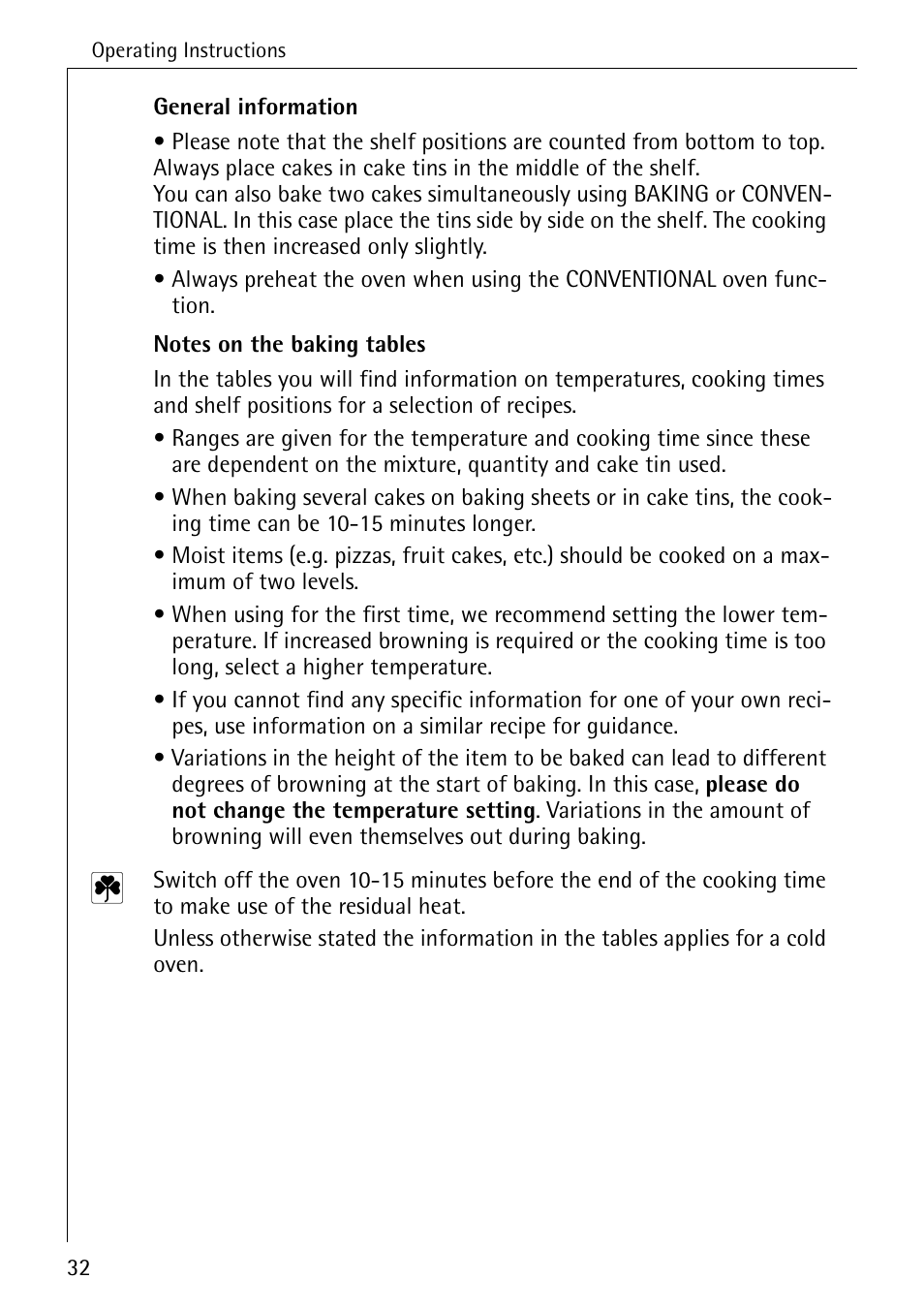 Electrolux B6140-1 User Manual | Page 32 / 76