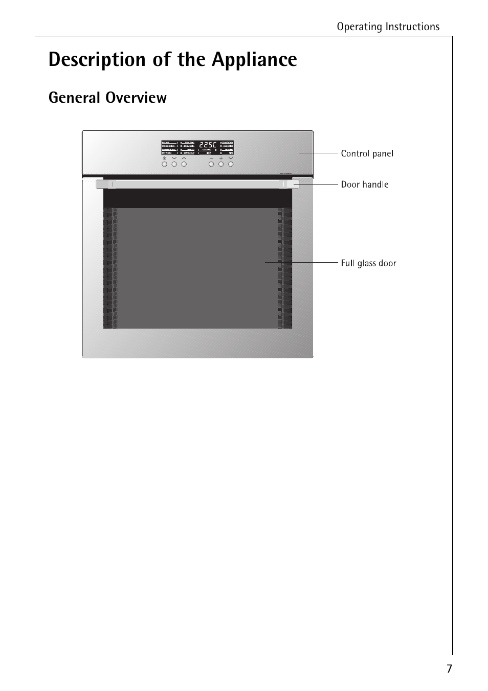 Description of the appliance | Electrolux B6140-1 User Manual | Page 7 / 76