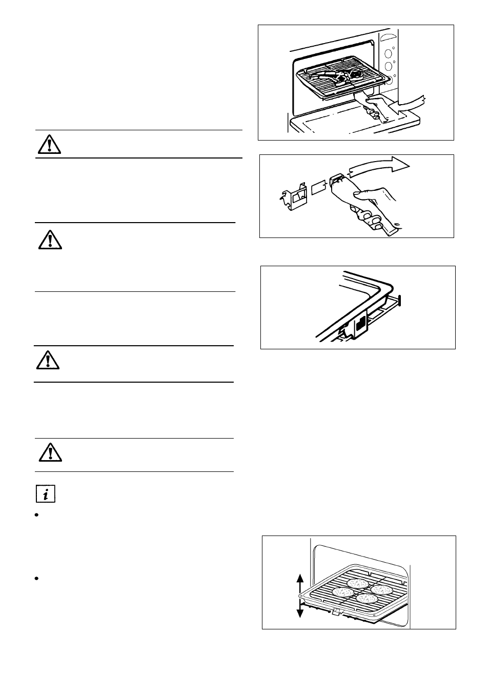 The grill pan and handle | Electrolux edb750 User Manual | Page 16 / 56