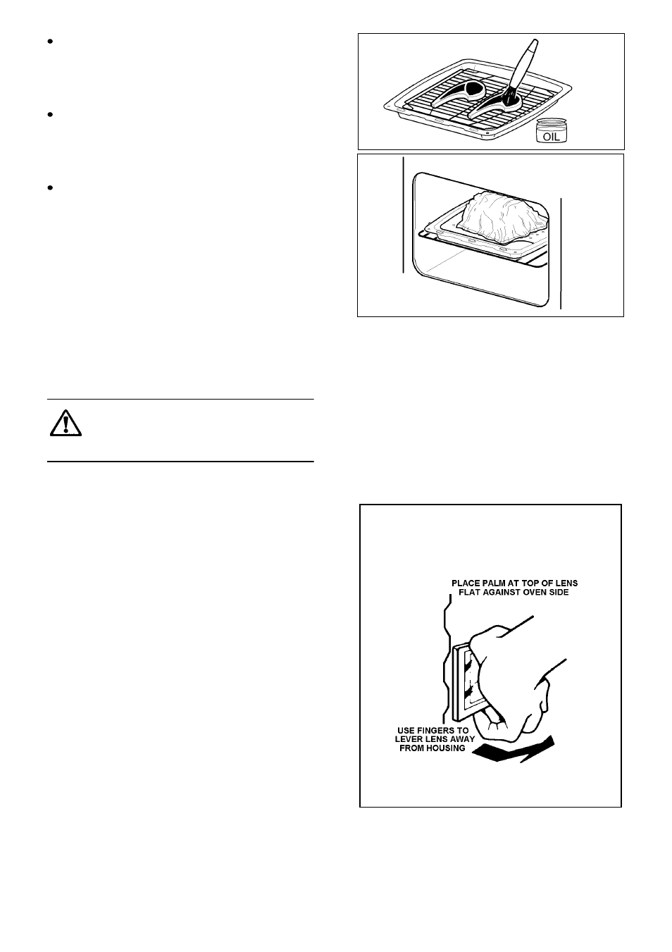 Replacing an oven light bulb | Electrolux edb750 User Manual | Page 40 / 56