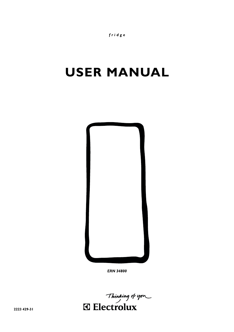 Electrolux 2223 429-31 User Manual | 20 pages