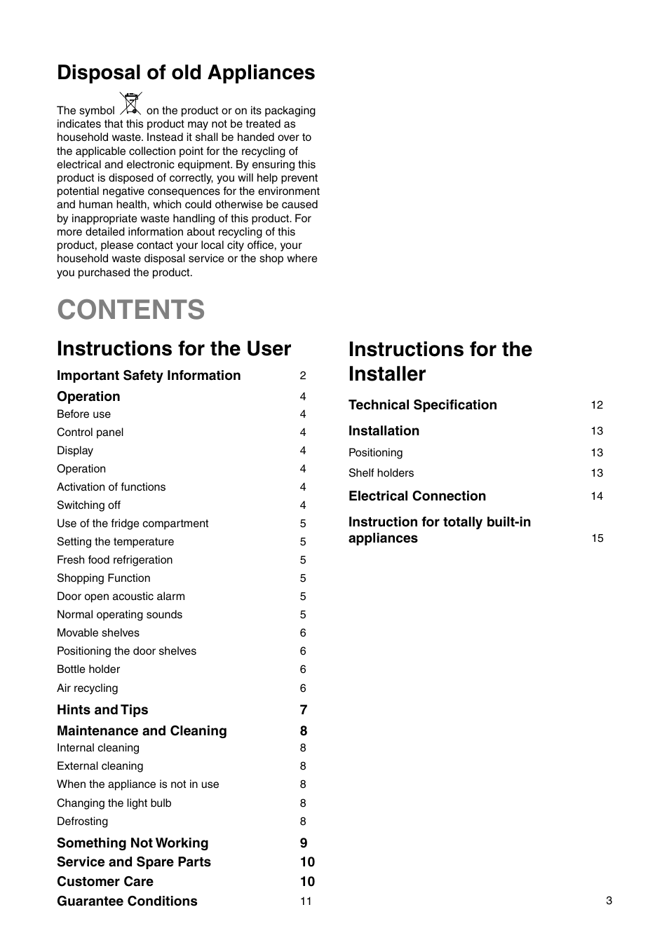 Electrolux 2223 429-31 User Manual | Page 3 / 20