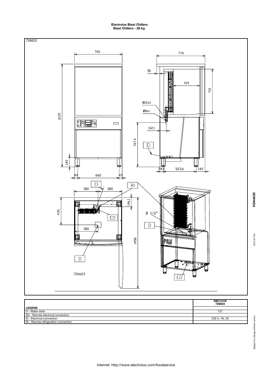 Electrolux 726623 User Manual | Page 4 / 4