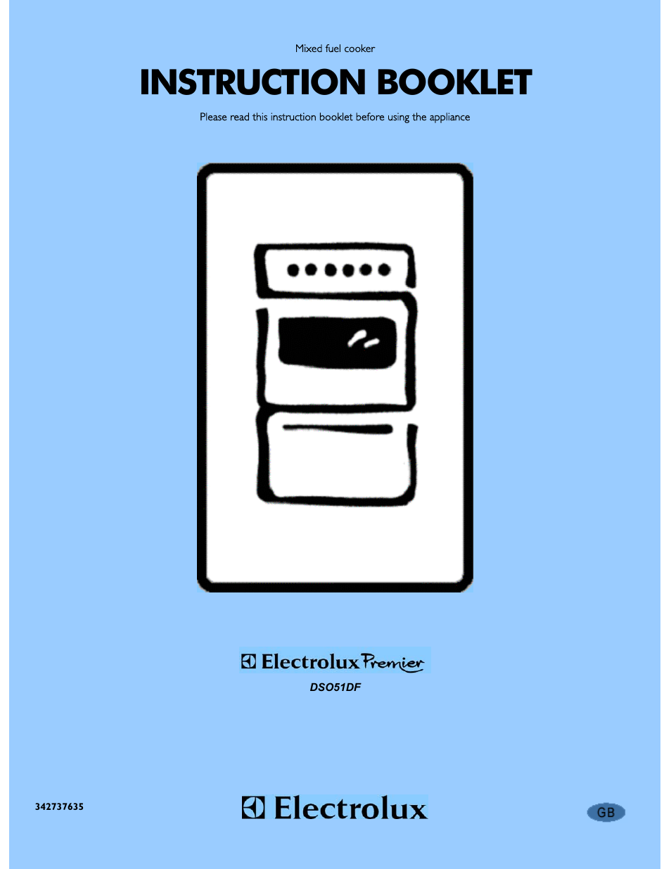 Electrolux DSO51DF User Manual | 24 pages