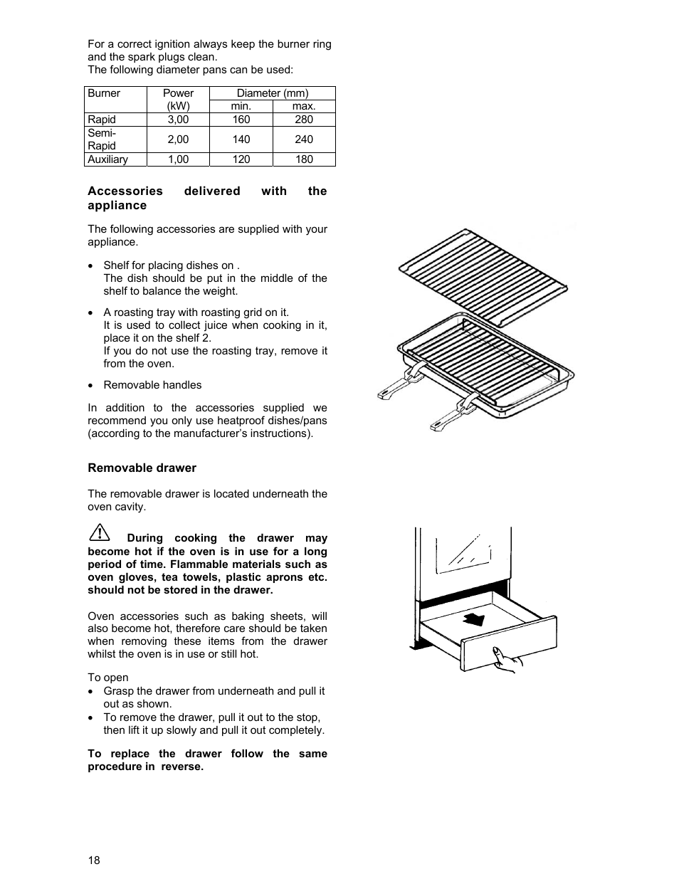 Electrolux DSO51DF User Manual | Page 18 / 24