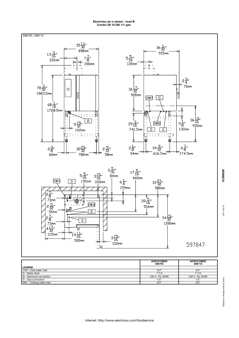 Electrolux Air-O-Steam 268512 User Manual | Page 4 / 4