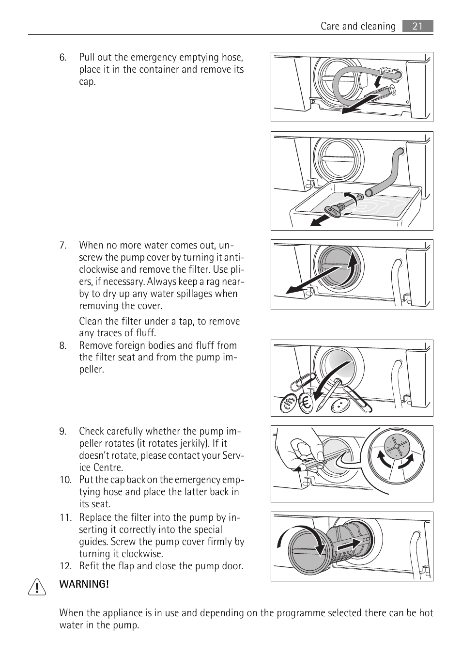 Electrolux LAVAMAT 62840 L User Manual | Page 21 / 36