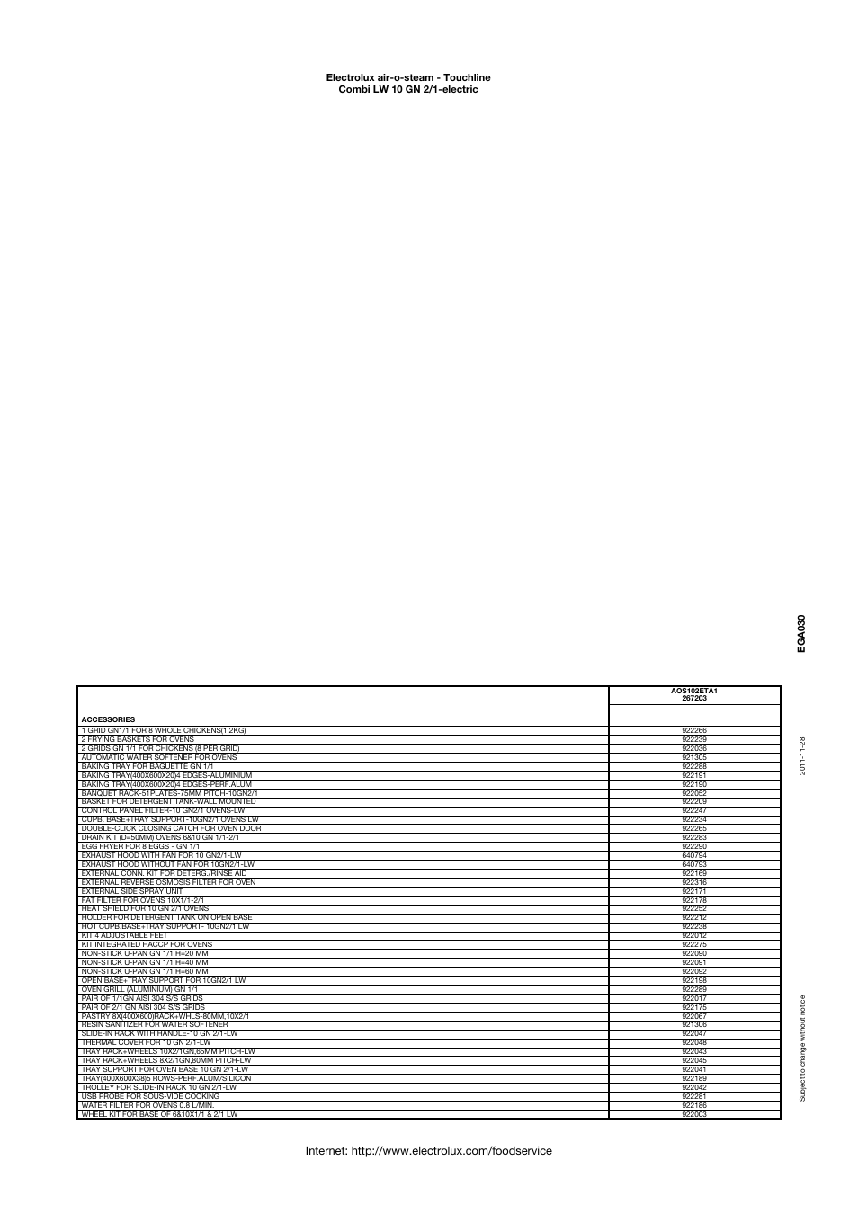 Electrolux TOUCHLINE LW 10 GN User Manual | Page 3 / 4