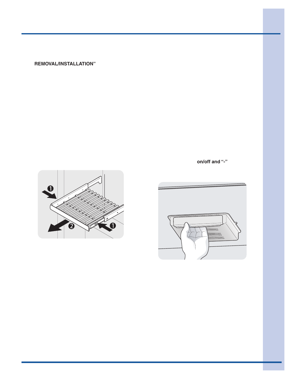 Maintenance, Wine rack removal/installation, Air filter | Electrolux EI24WC75HS User Manual | Page 11 / 13