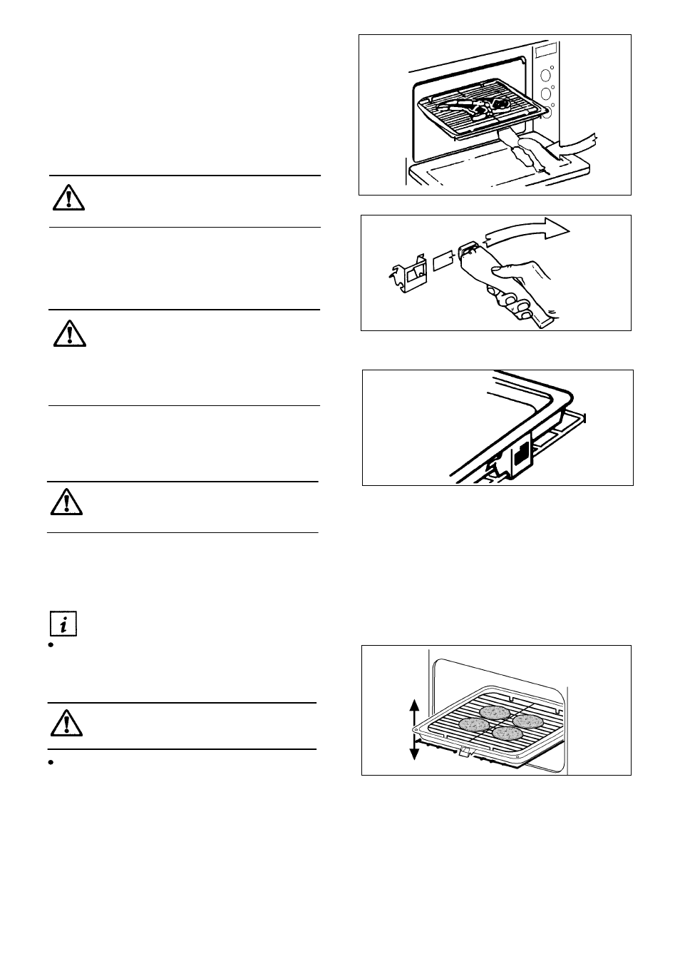 The grill pan and handle | Electrolux 5212 BU User Manual | Page 16 / 64
