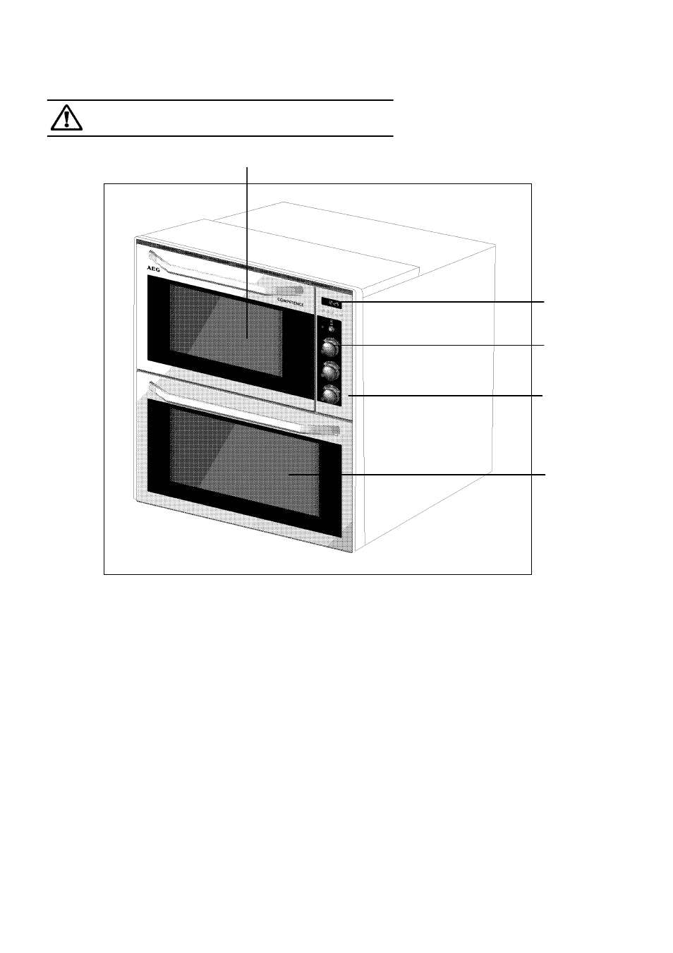 Description of the appliance, Built in electric double oven | Electrolux 5212 BU User Manual | Page 5 / 64