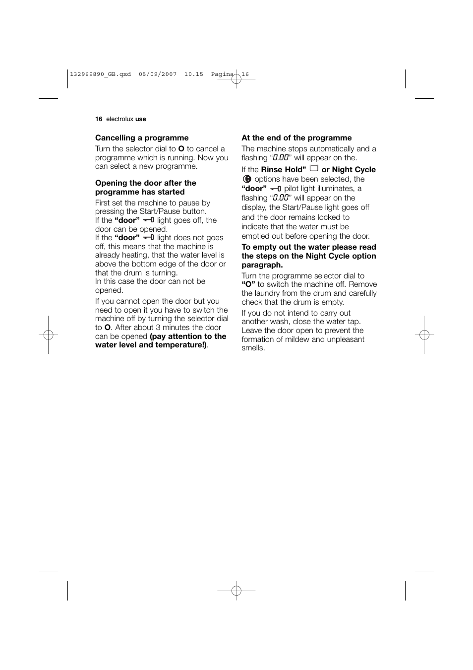 Electrolux EWF 14480 W User Manual | Page 16 / 44