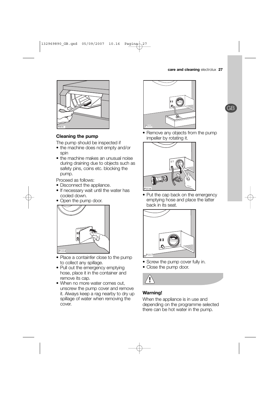 Electrolux EWF 14480 W User Manual | Page 27 / 44