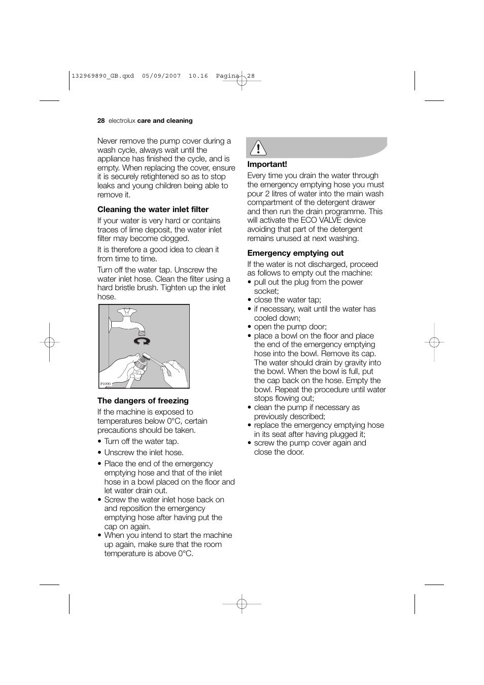 Electrolux EWF 14480 W User Manual | Page 28 / 44