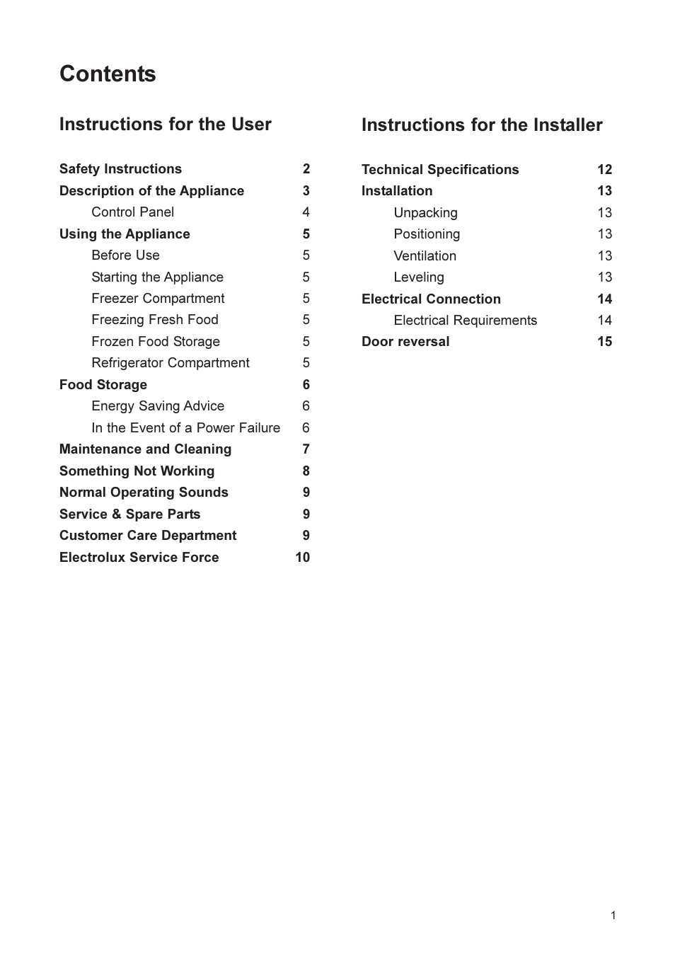 Electrolux ER 2866 BN User Manual | Page 2 / 17