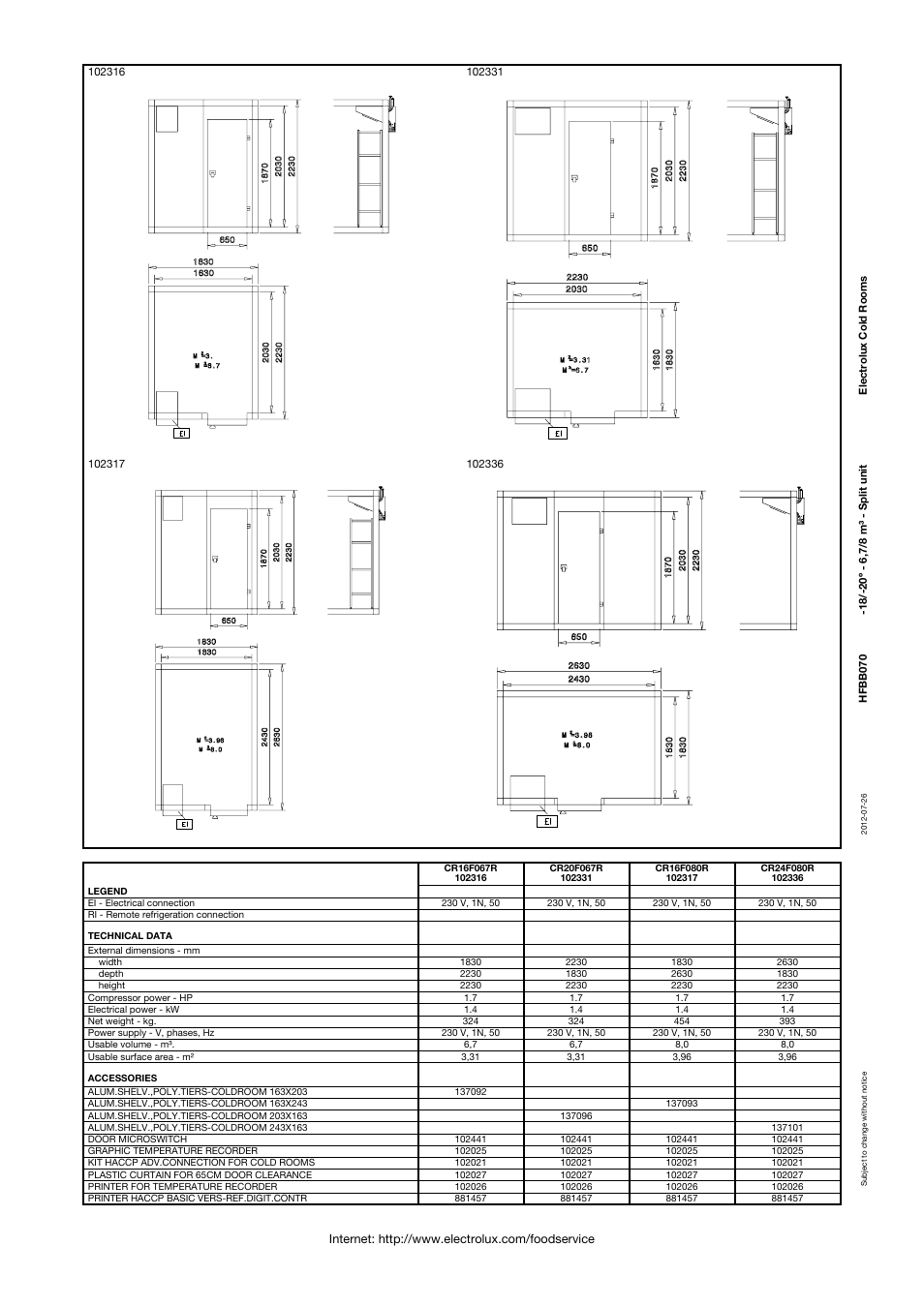 Electrolux 102316 User Manual | Page 2 / 2