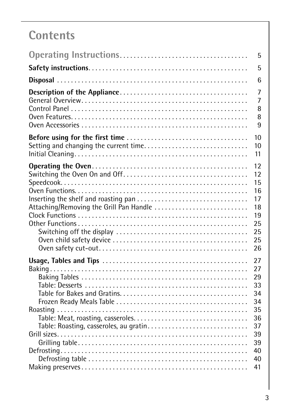 Electrolux B5741-4 User Manual | Page 3 / 60