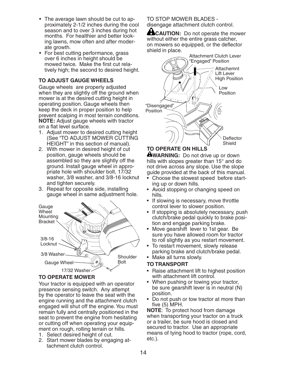 Electrolux AG17542STA User Manual | Page 14 / 32